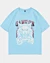 Wolf Playing Game Oversized Drop Shoulder T-Shirt